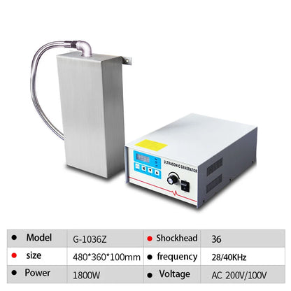 Ultrasound Cleaning Machine cavitation plates transducer and generator 28khz/40khz Input immersibl
