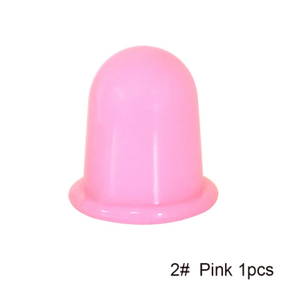 Hotsale Silicone Jar Vacuum Cuppings Can for Body Fack Facial Massage Tool Suction Cans Anti Cellulite Cups Set Health Care Tool