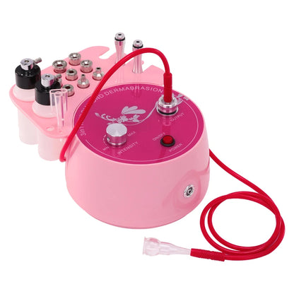 Pink Diamond Microdermabrasion Machine Facial 3 in 1 Professional Blackhead Removal Acne Clearning Anti Aging Skin care Tool