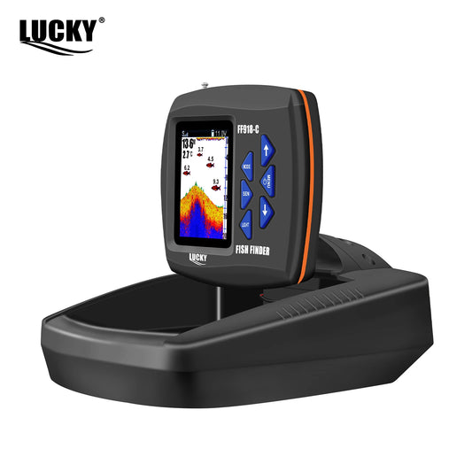 LUCKY FF918-C180 Remote Control Bait Boat Fish Finder 3.5" LCD perating range 300m Depth Range 100M Wireless