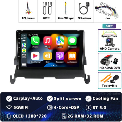 Android 14 CarPlay Car Radio for Dodge Journey 2009 2010 2011 2012 Multimedia Navigation GPS Stereo Auto video Head Unit 2 DIN
