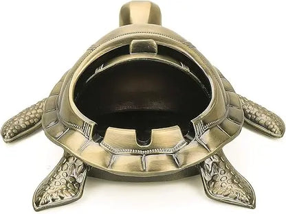 Exquisite Luxury Office or Home Tabletop Decoration Christmas Gifts Lucky  Shape gold brass Ashtray