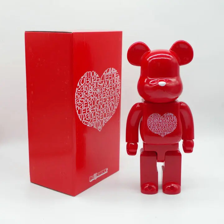 Bearbrick400 cartoon bear tide doll hand-made movable model home decoration Christmas gift birthday gift collection