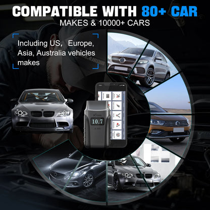 XTOOL A30D OBD2 Scanner Full System Code Reader With CAN FD 13 Special Functions Diagnostic Tool for All Car