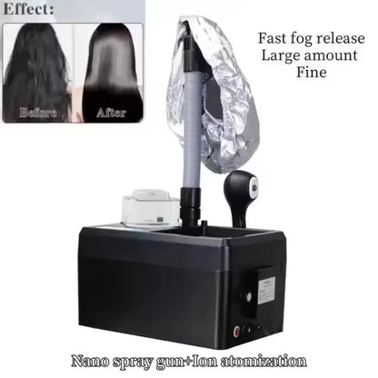 Nano Ultrasonic Hair Spa Machine Scalp Care Deep Conditioning Hair Steamer Head-Mounted Smoothing