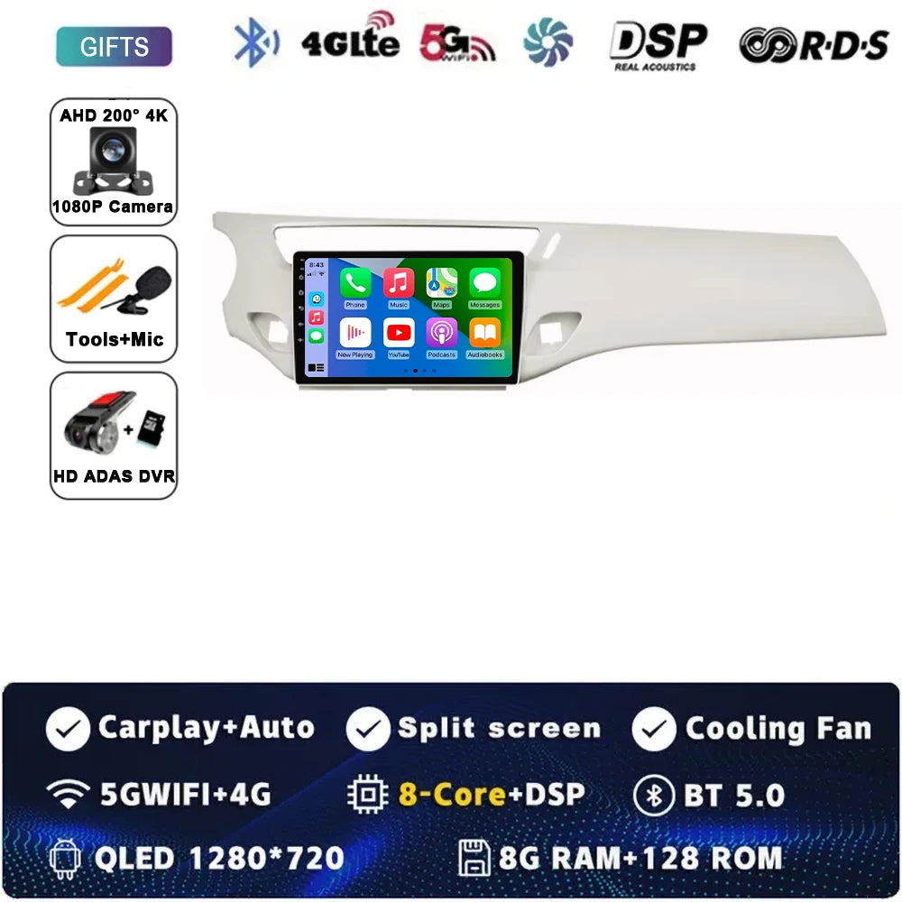 Car Radio Carplay Android 15 For Citroen C3 DS3 2010 - 2016 Navigation GPS Android Auto Multimedia Player Stereo 4G Wifi No 2din