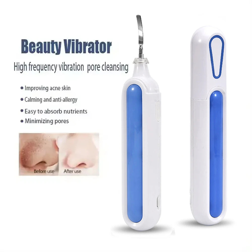 Portable Pore Cleansing Skin Scrubber Spatula Face Peeling Sonic Facial Ultrasonic Skin Scrubber Spatula Ultra Skin Scrubber
