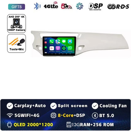 Car Radio Carplay Android 15 For Citroen C3 DS3 2010 - 2016 Navigation GPS Android Auto Multimedia Player Stereo 4G Wifi No 2din