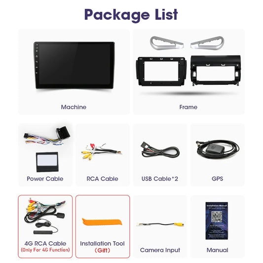 Android 14 Navigation Multimedia Player For Peugeot 2008 208 Series 2012 2013 2014 - 2018 Carplay Auto Stereo BT video Car radio