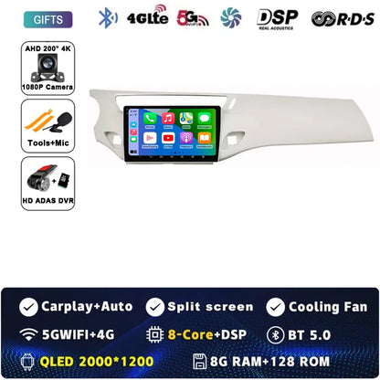 Car Radio Carplay Android 15 For Citroen C3 DS3 2010 - 2016 Navigation GPS Android Auto Multimedia Player Stereo 4G Wifi No 2din