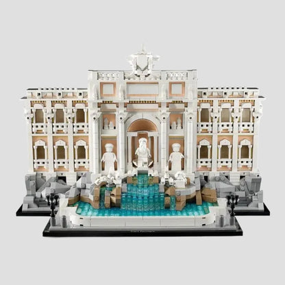 2025 New 21062 World Famous Trevi Fountain Building Model World Architecture Assembly Home Decoration Christmas Gifts