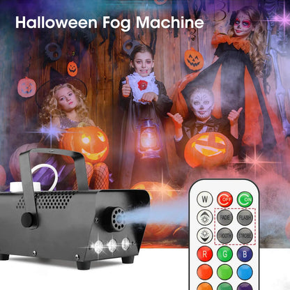 Professional RGB Led Lights 500W Remote Control DJ Stage Smoke Machine Fog Machine 1 Buyer power tools