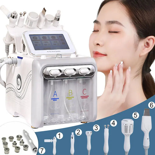Hot selling hydro Microdermabrasion machine diamond hydra 6 in1 h202 beauty machine facial machine