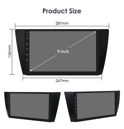 Hizpo Car Radio For BMW 3 Series E90 E91 E92 E93 2006-2012 Stereo Multimedia Wireless CarPlay Android Auto No 2 din 2din DVD RDS