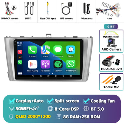 Android 14 Car Radio For Toyota Avensis T27 2009 - 2015 Navigation GPS Multimedia Player Stereo wifi+4G Carplay auto video 2din