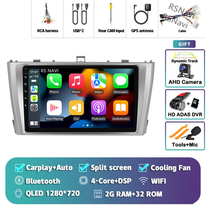 Android 14 Car Radio For Toyota Avensis T27 2009 - 2015 Navigation GPS Multimedia Player Stereo wifi+4G Carplay auto video 2din
