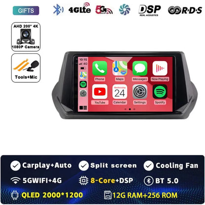 Android 15 Carplay Auto For Peugeot 2008 208 2019 2020 2021 2022 Car Radio Multimedia Video Player Navigation GPS  No 2Din 2 Din