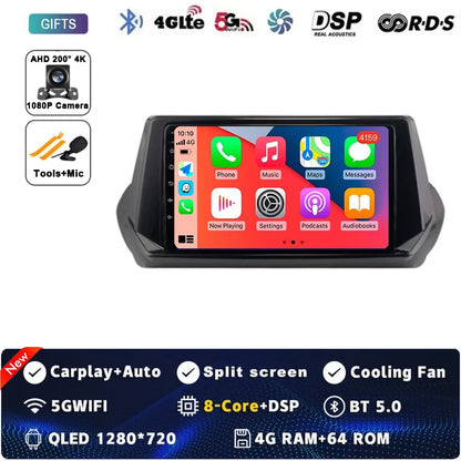 Android 15 Carplay Auto For Peugeot 2008 208 2019 2020 2021 2022 Car Radio Multimedia Video Player Navigation GPS  No 2Din 2 Din