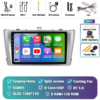 Android 14 Car Radio For Toyota Avensis T27 2009 - 2015 Navigation GPS Multimedia Player Stereo wifi+4G Carplay auto video 2din