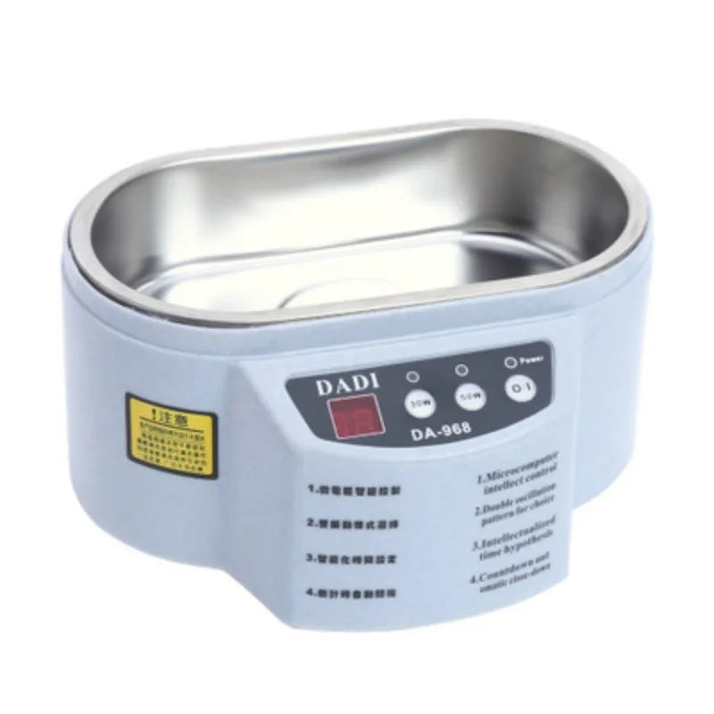 Ultrasonic Cleaner 30/50W Sonicator Bath 40Khz Degas For Watches Contact Lens Glasses Denture Teet