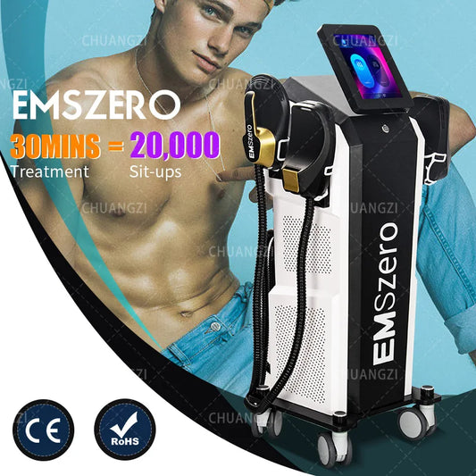 15 Tesla 6500W RF Electromagnetic EMS Shaping Machine for Weight Loss, Muscle Stimulation, Slimming, and Fat Shaping 15 Electrom