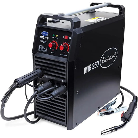 250 Amp MIG Welder Machine for Steel & Aluminum | Heavy Duty Inverter Technology Auto Restoration Welding Machine