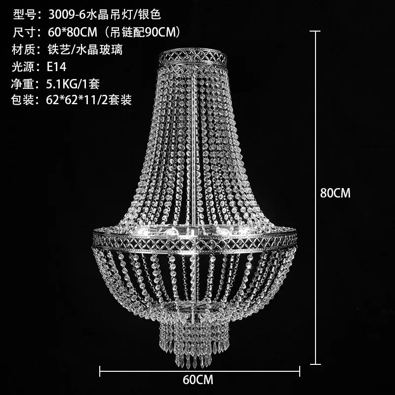 Luxury Wedding Party Decor - Chandelier Centerpiece, Decorative Lights & Backdrop for Events