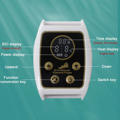 RF EMS Infrared Golden Finger Beauty Machine Radio Frequency Microcurrent Face Lifting Body Massage Gravitational Diamond Finger