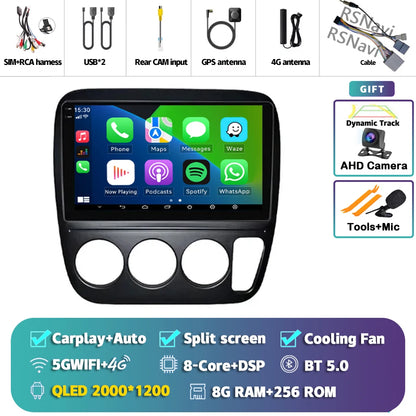 Android 14 Carplay Auto Car Radio For Honda CRV CR-V 1997-2001 Multimedia Video Player GPS Navigation Autoradio Stereo 2 Din DSP
