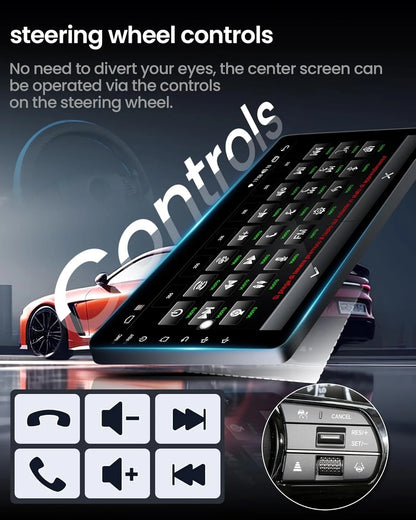 Android 14 Carplay Car Radio for Chevrolet Silverado Impala GMC Yukon Acadia Sierra Multimedia Video Player Navigation Stereo BT