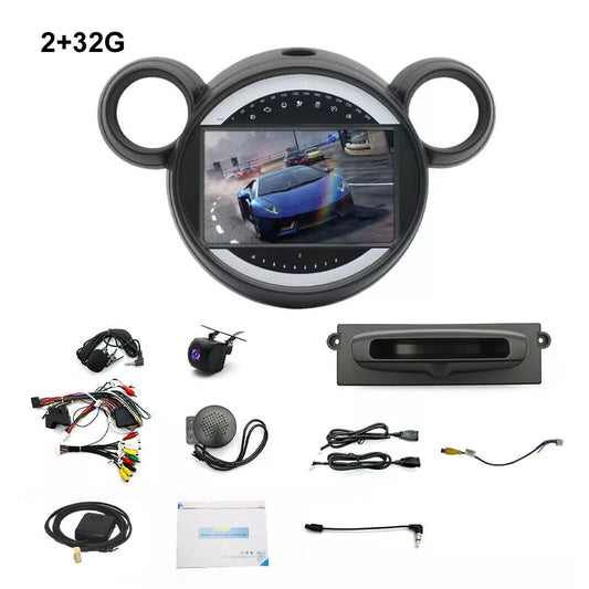 for BMW Mini R60 10-16 Android14 Wireless CarPlay Android Auto  Clubman Countryman Wireless Auto AHD Carplay 1+32G