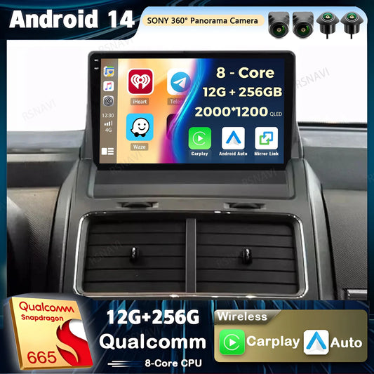 Android 14 CarPlay Car Radio for Dodge Journey 2009 2010 2011 2012 Multimedia Navigation GPS Stereo Auto video Head Unit 2 DIN