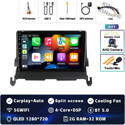 Android 14 CarPlay Car Radio for Dodge Journey 2009 2010 2011 2012 Multimedia Navigation GPS Stereo Auto video Head Unit 2 DIN