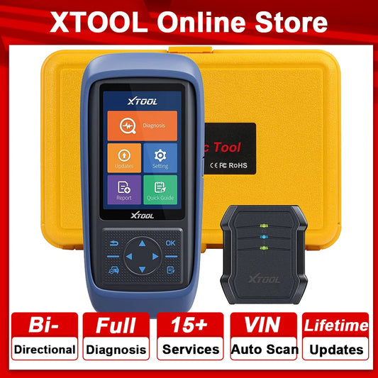 XTOOL A30 Pro Car Bi-Directional Scanner Full Systems Diagnostic Tool with 15 Services Key Programming ABS Bleeding Free Update