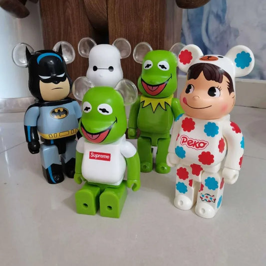 Bearbrick400 cartoon bear tide doll hand-made movable model home decoration Christmas gift birthday gift collection
