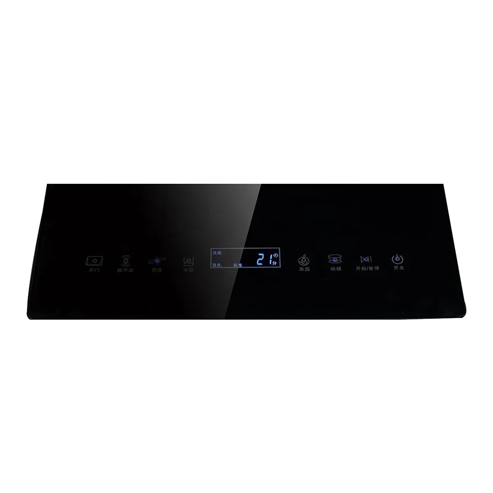 Ultrasonic Kitchen Uv Counter Double Spray Electric Household Automatic Dishwasher Stainless Steel