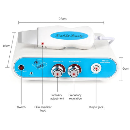 Ultrasonic Skin Scrubber Deep Face Cleaning Tool Remove Grains And Pimples Peeling Blackhead Remover Beauty Ultra Sonic Cleaner