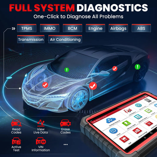 2025 LAUNCH X431 Pro3s Plus V5.0 10.1" Full System Car Diagnostic tools ECU Coding Bi-directional controal Topology Mapping