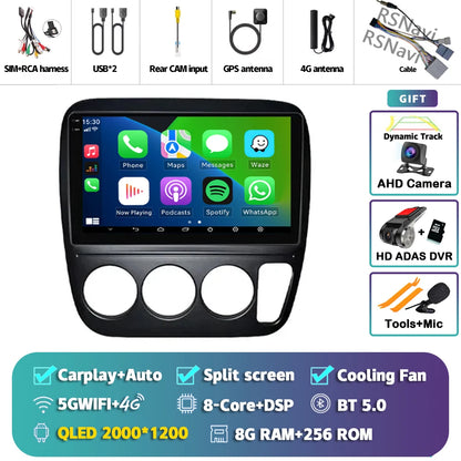 Android 14 Carplay Auto Car Radio For Honda CRV CR-V 1997-2001 Multimedia Video Player GPS Navigation Autoradio Stereo 2 Din DSP