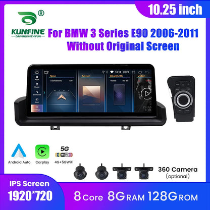 10.25" Android Car Radio For BMW 3 Series E90 2006-2011 No Original Screen GPS Navigation Multimedia Player Carplay Android Auto