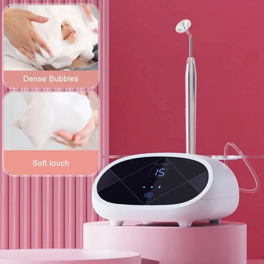 Magic Oxygen Bubble Machine Deep Clean Tender White Skin Cleansing Mites Beauty Facial Rejuvenation Japan Management Device