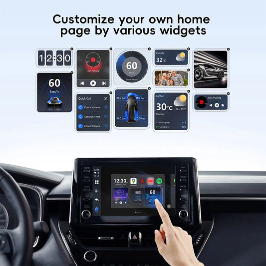 OTTOCAST P3 Android AI Box Wireless CarPlay Android Auto 128GB TV Box for HDMI Output Car Accessories for Audi VW Chervolet Kia