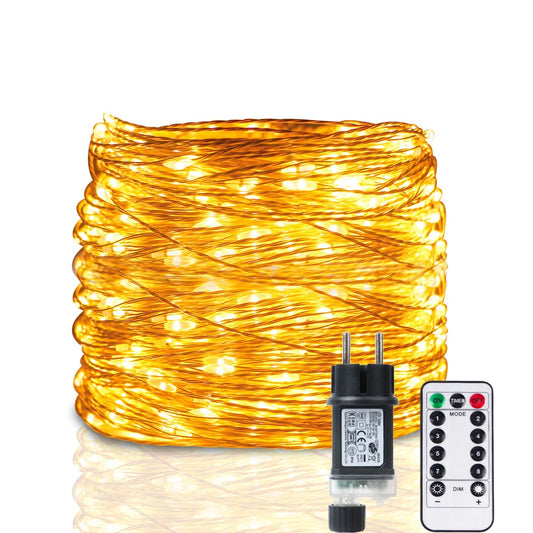 10M-200M LED String Lights Street Fairy Lights Christmas Lights Tree Garland For Outdoor Home Party New Year Wedding Decoration