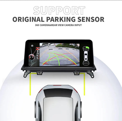 Wireless Carplay Android 14 Car Multimedia Screen for BMW X5 E70 X6 E71 E72 CCC CIC Android Auto Radio GPS 4G SIM Idrive Car PC