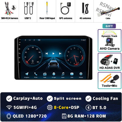 Android 14 Car Radio For Mitsubishi Xpander 2021 2022 Navigation GPS Multimedia Video Player Stereo wifi+4G Carplay Qualcomm DSP