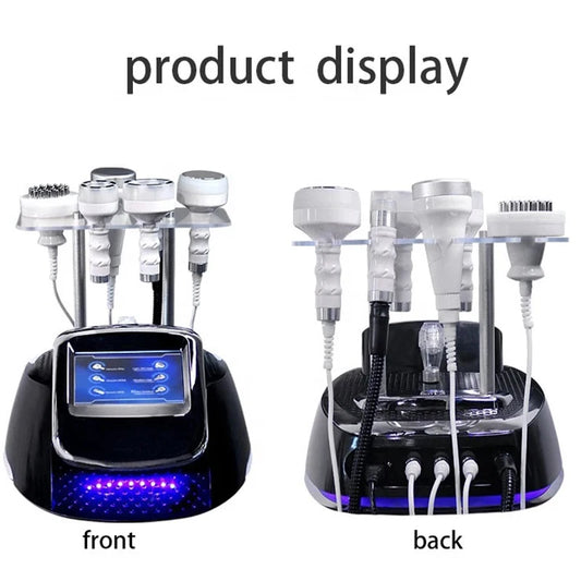 Portable 6 in 1 Weight Loss 80K Cavitation Body Fat Burning Machine Cavitation Ultrasound Shaping Body Slimming Machine