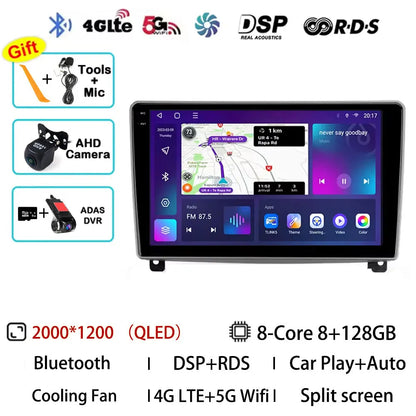 Android 15 Car Radio For Peugeot 407 1 2004 - 2011 GPS Multimedia Player Navi Wireless Carplay DSP BT Head Unit 360 Camera Video