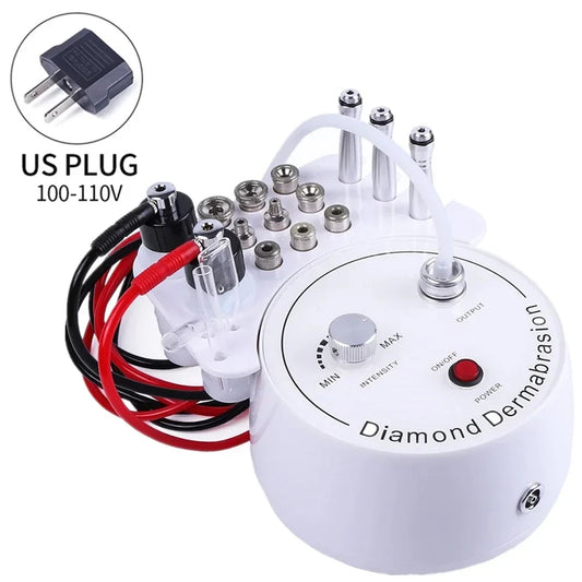 Professional 3 in1 Diamond Microdermabrasion Machine Water Spray Exfoliation Beauty Machine Removal Wrinkle Facial Peeling Tools