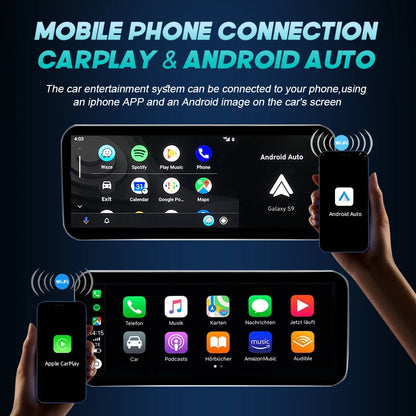 Android 14 Car Radio Carplay Android Auto Touch Screen For Mercedes Benz A Class W176 Car Intelligent Systems 4G GPS Navigation