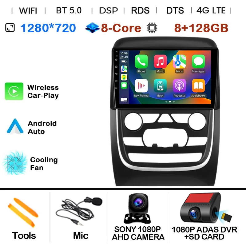 Car Radio Multimedia Video Player For Dodge Durango 3 WD 2013 - 2020 Navigation GPS Android 14 No 2din 2 din dvd 4G Carplay